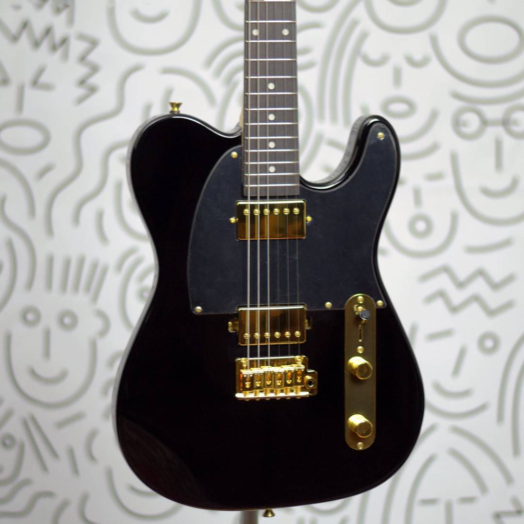 Guitarra Seizi Katana Kabuto Telecaster Black Gold