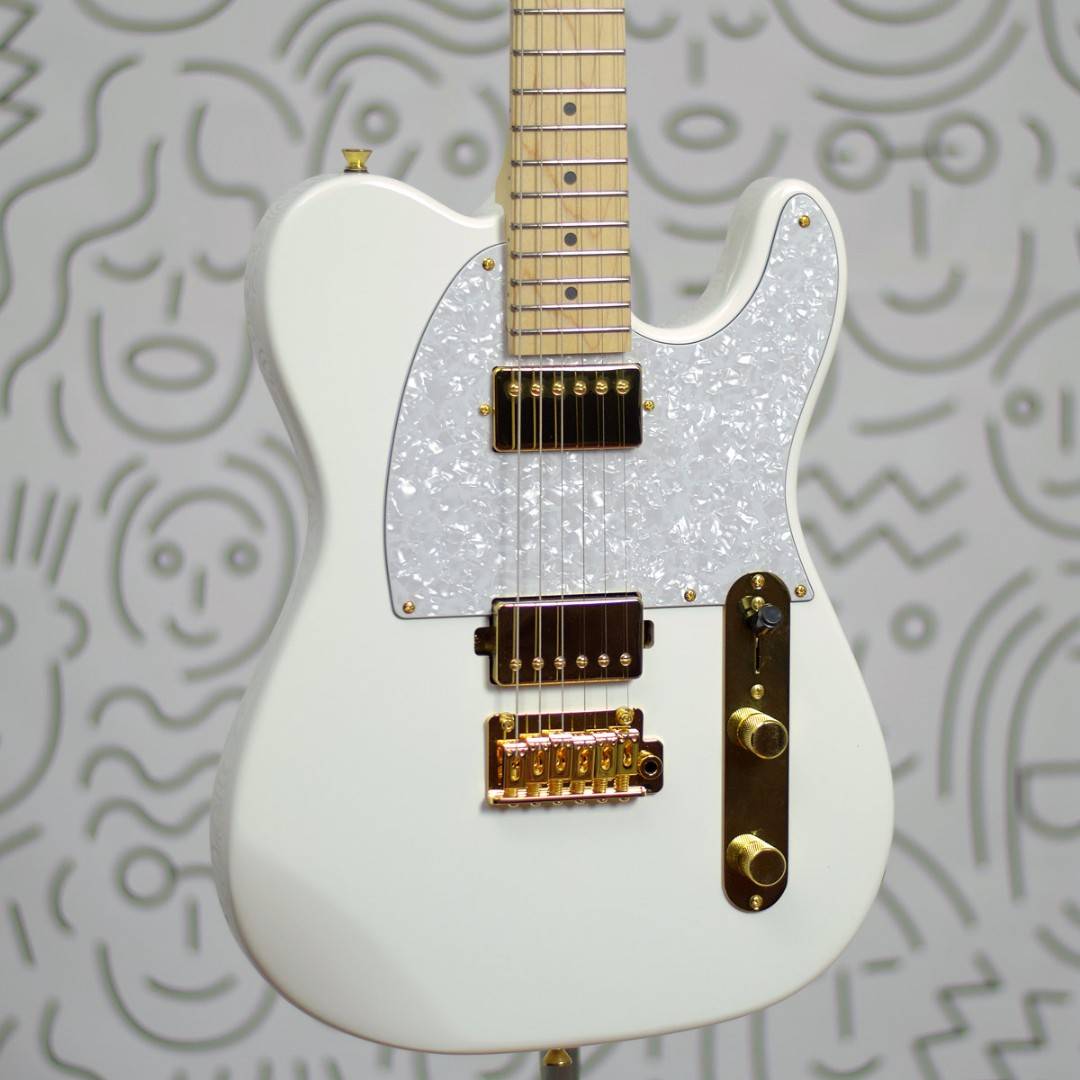 Guitarra Seizi Katana Kabuto Telecaster White Gold