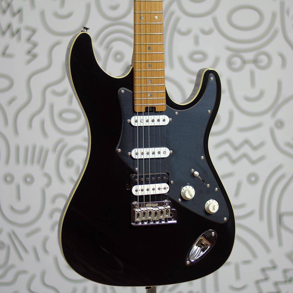 Guitarra Aria Pro II Telecaster 615 GRT Black com Bag :: Groover
