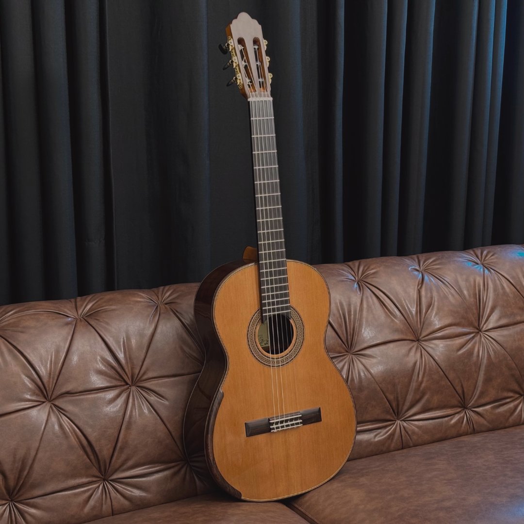 Violão Carvalho Luthieria CT4 Double Top Acústico Natural Brilhante com Armrest e Bag Groover