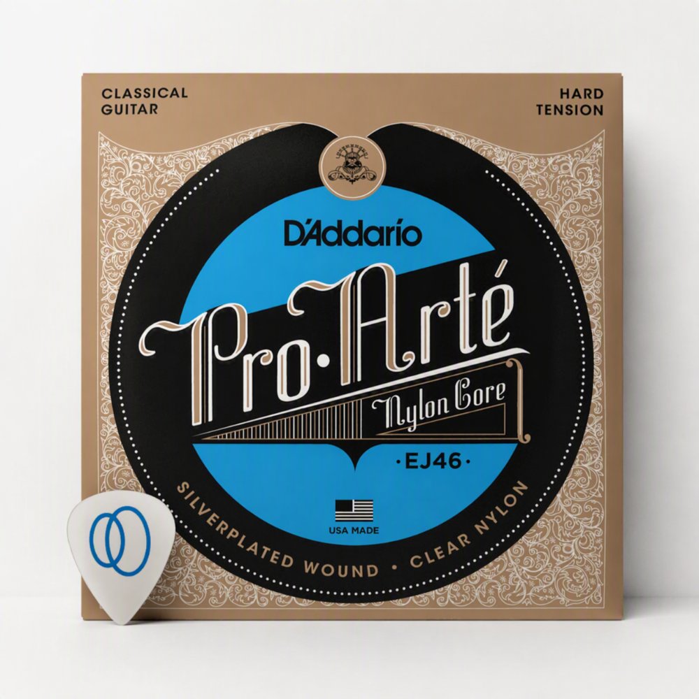 Corda D'Addario Pro-Arté Nylon Violão Clássico (Tensão Medium, Hard, Extra-Hard)