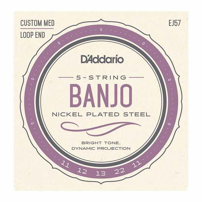 Cordas Daddario Para Banjo 5 Cordas Calibre Medio