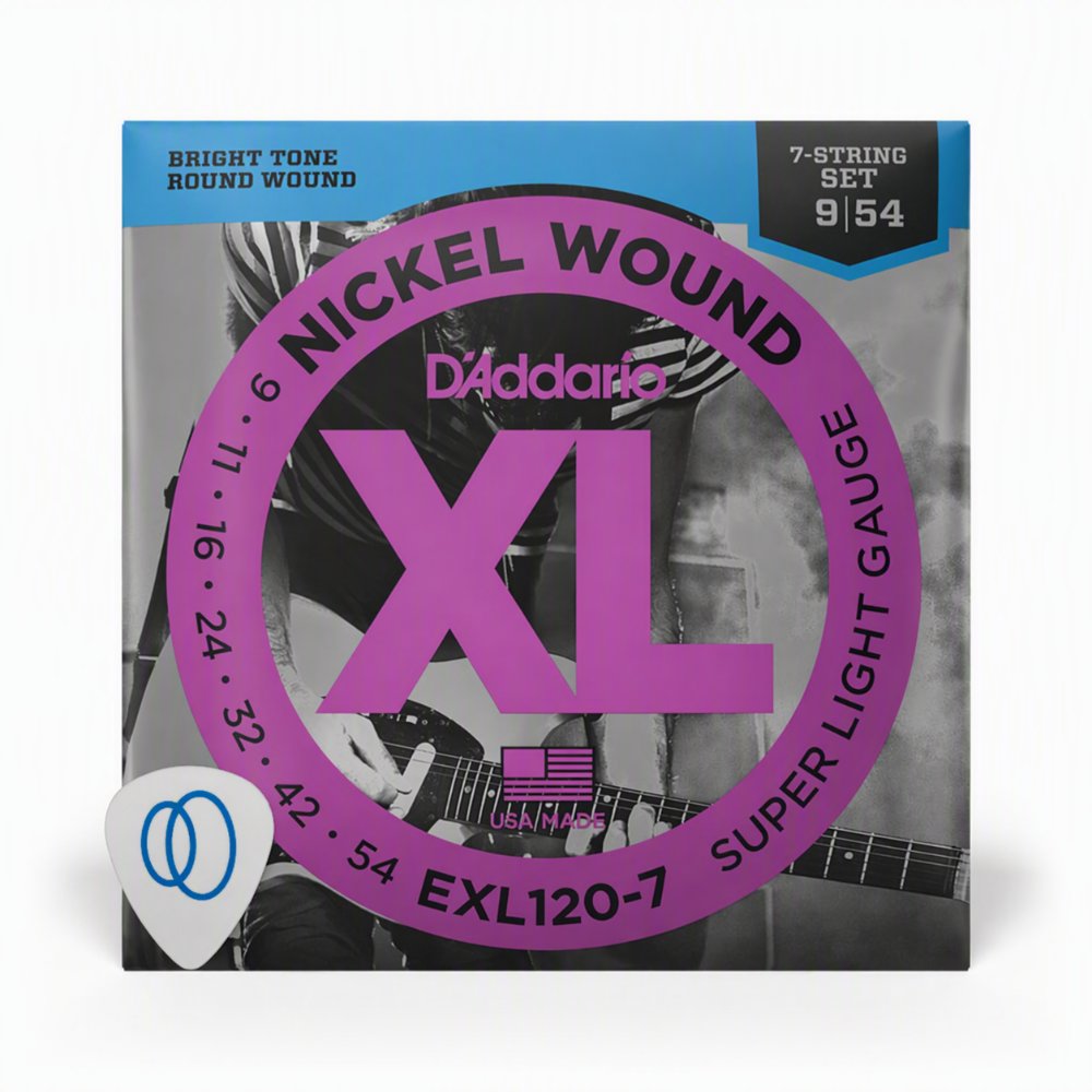 Cordas D'addario Guitarra 7 Cordas (09 e 010)