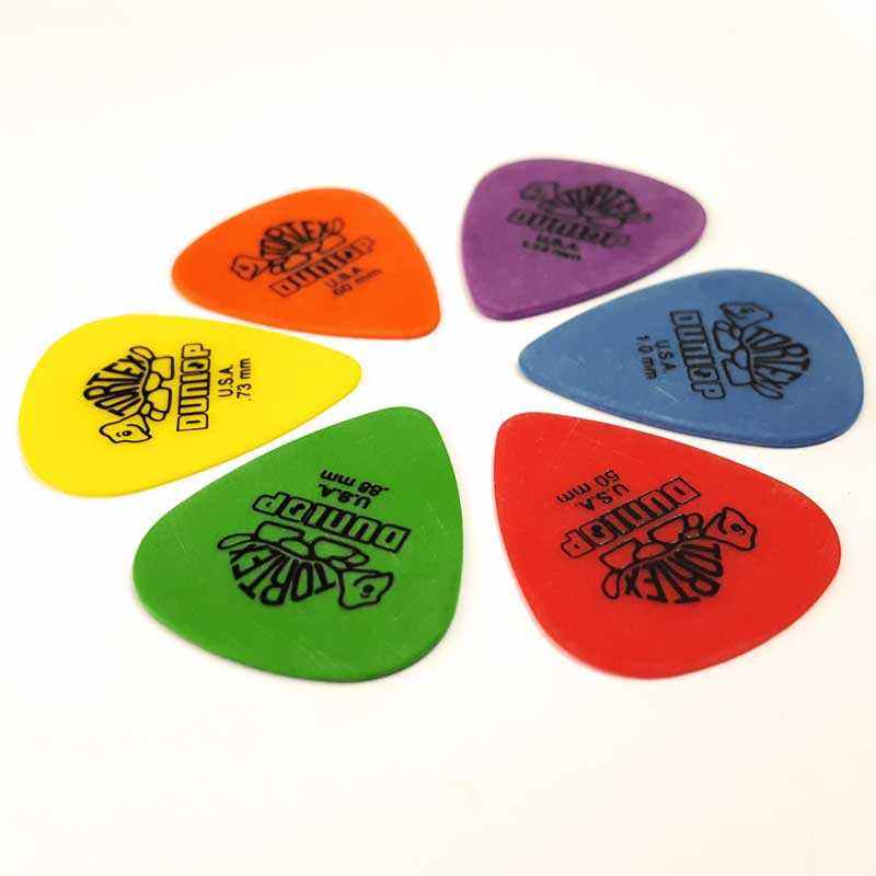 Palheta Dunlop Tortex para Guitarra, Baixo, Viol�o (Pacote c/ 6)