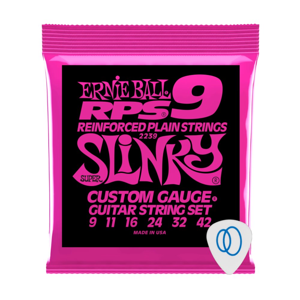 Cordas Ernie Ball RPS para Guitarra - Reinforced Plain Strings