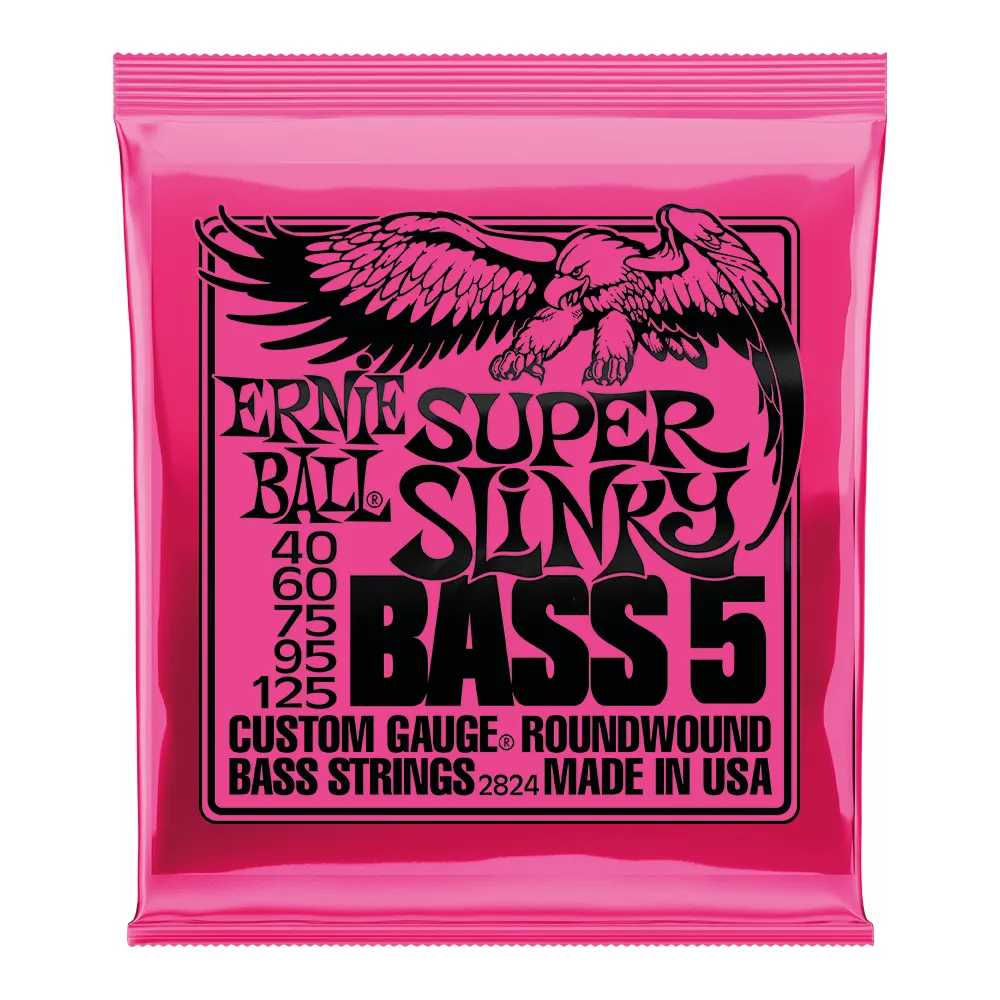 Corda Ernie Ball Baixo 5 Cordas Super Slink 045-125