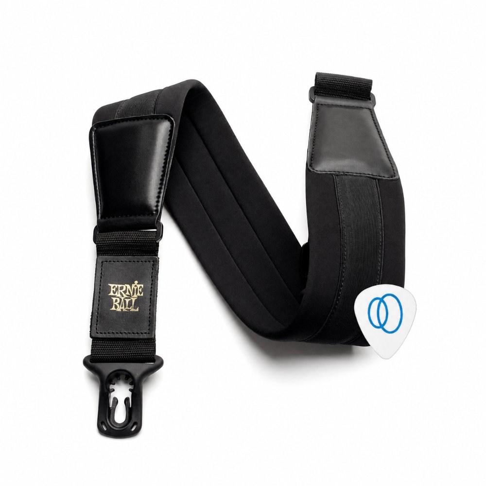 Correia Acolchoada Ernie Ball P04146 em Neoprene p/ Baixo e Guitarra
