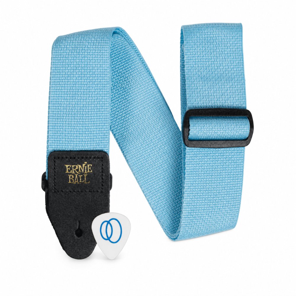 Correia Ernie Ball Polypro Breaker Blue P04049 Guitarra Baixo Violão Azul