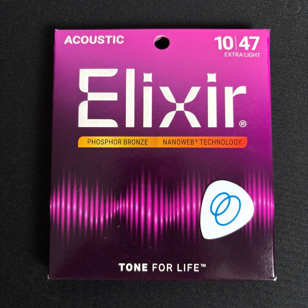 Cordas Elixir Violão Aço 010 Phosphor Bronze Extra Light