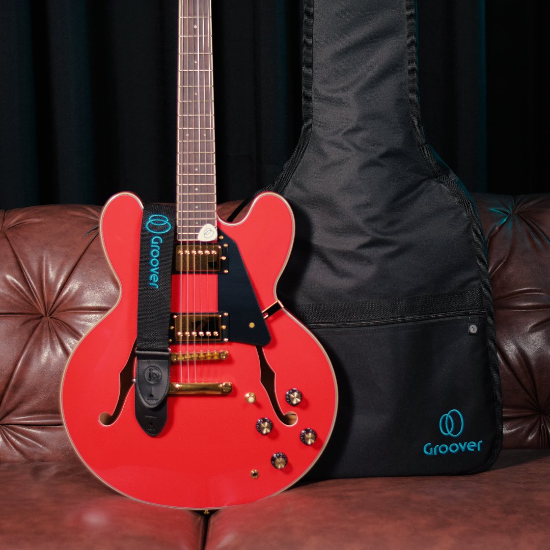Kit Guitarra Giannini GAE06 Semi Acústica Linha Sonic Deluxe