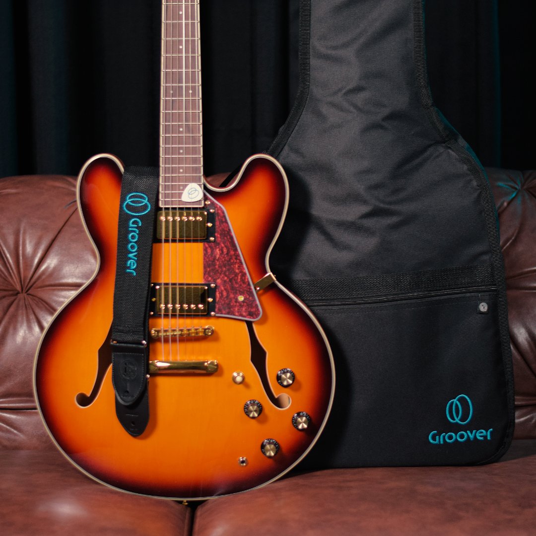 Kit Guitarra Giannini GAE06 Semi Acústica Linha Sonic Deluxe