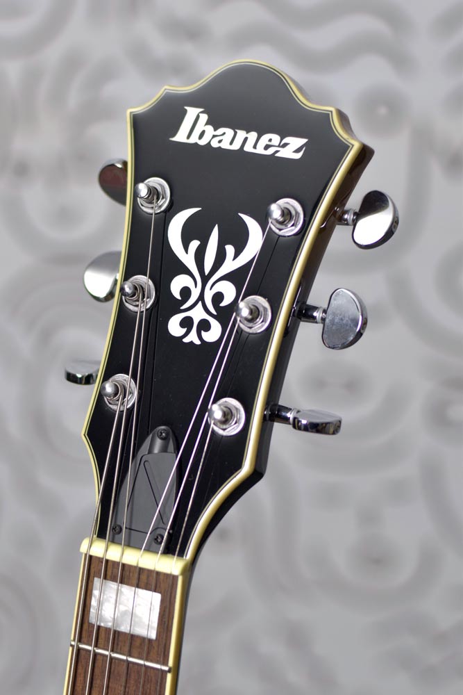 ギター Ibanez AS73-BS Guitarra Ibanez AS73 OLM Olive Metallic - semi hollow - Guitar