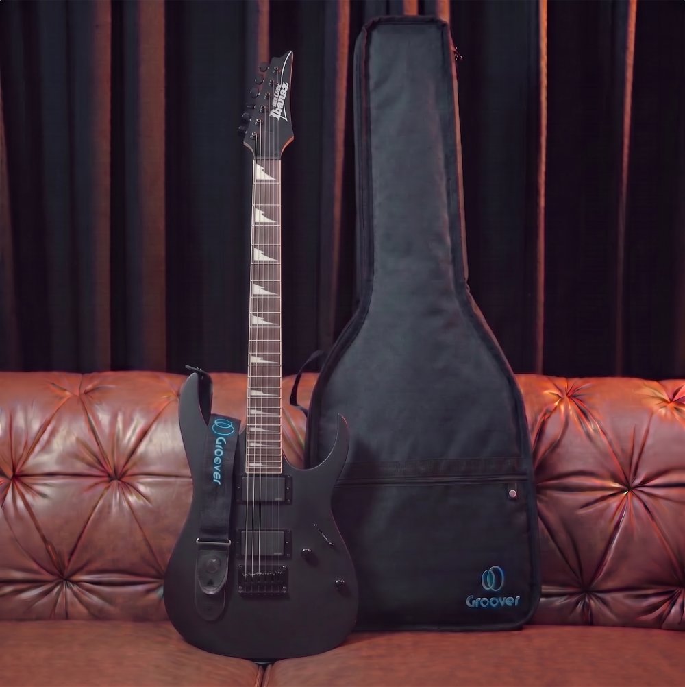Guitarra Ibanez GRG7221 QA 7 Cordas Transparent Black Sunburst