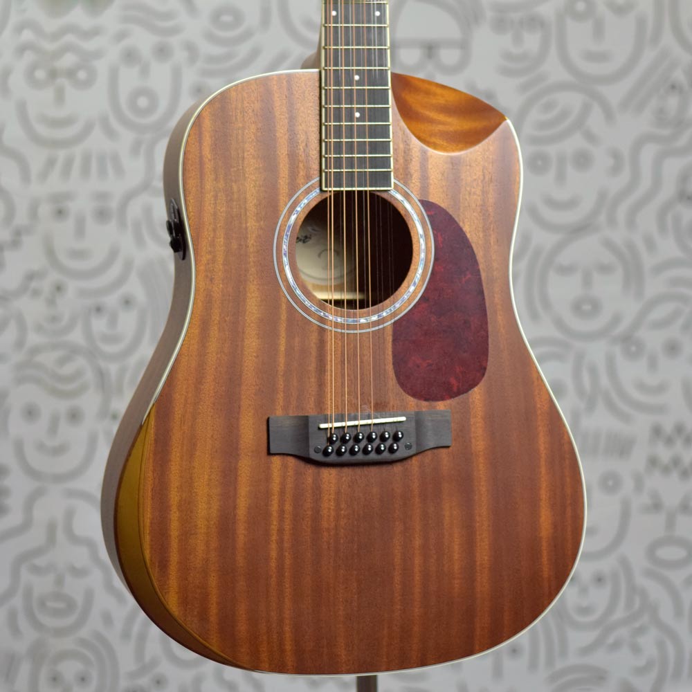 Violão 12 cordas SEIZI NEO AKIRA MIRAI Half Cutaway Mahogany Satin