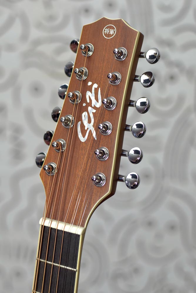 Violão 12 cordas SEIZI NEO AKIRA MIRAI Half Cutaway Mahogany Satin
