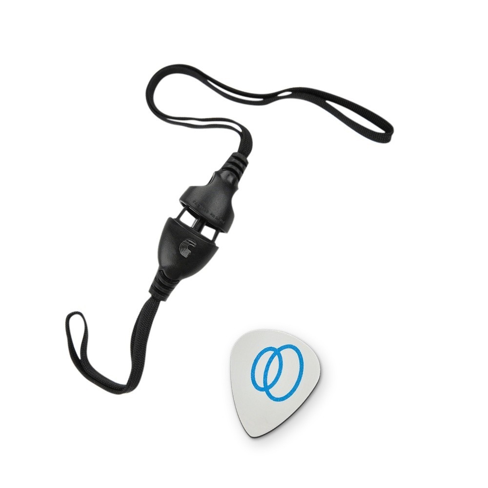 Engate Rápido para Correia de Violão D'Addario Planet Waves DGS15 Quick Release + Palheta Groover