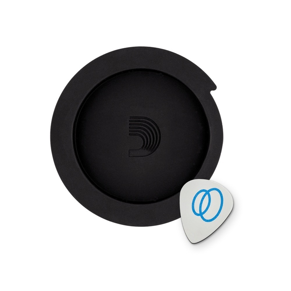 Tampa de Boca de Violão Screeching Halt D'Addario PW-SH-01 Reduz Microfonia + Palheta Groover