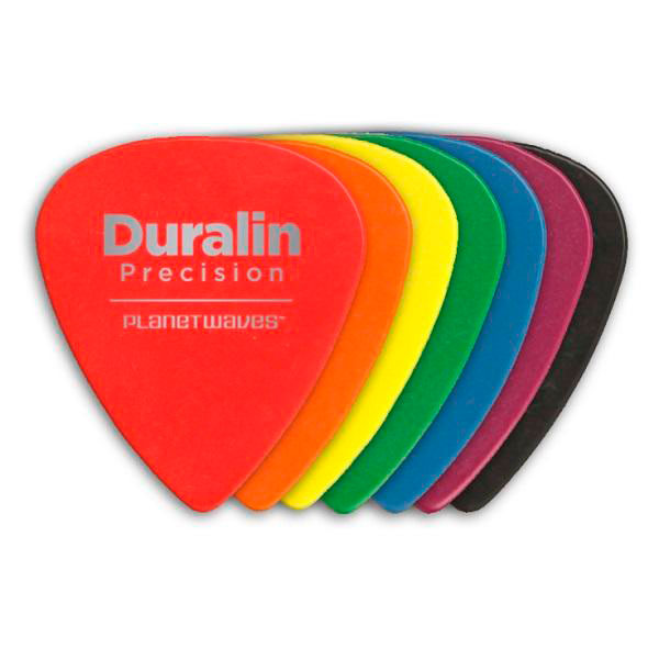 Palhetas Daddario Delrin Duralin Precision Guitarra Baixo Violão