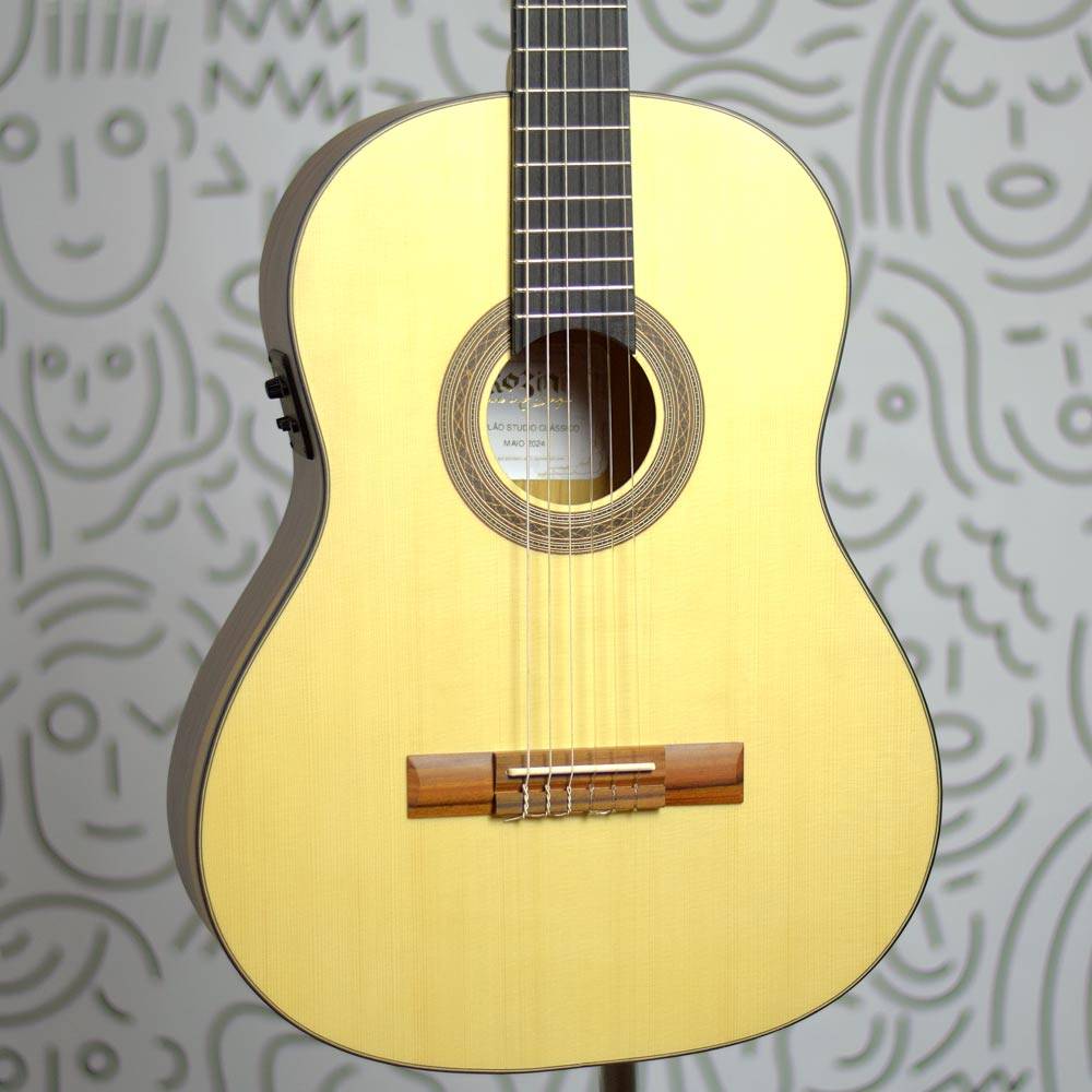 Violão Rozini RX210 Eq Fishman Fosco Nylon Studio Clássico