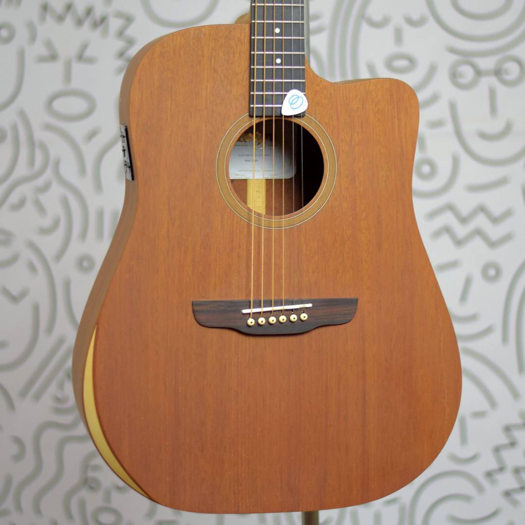 Violão Rozini Custom RX341 Folk Dreadnough Eletroacústico Fishman Ink e Case