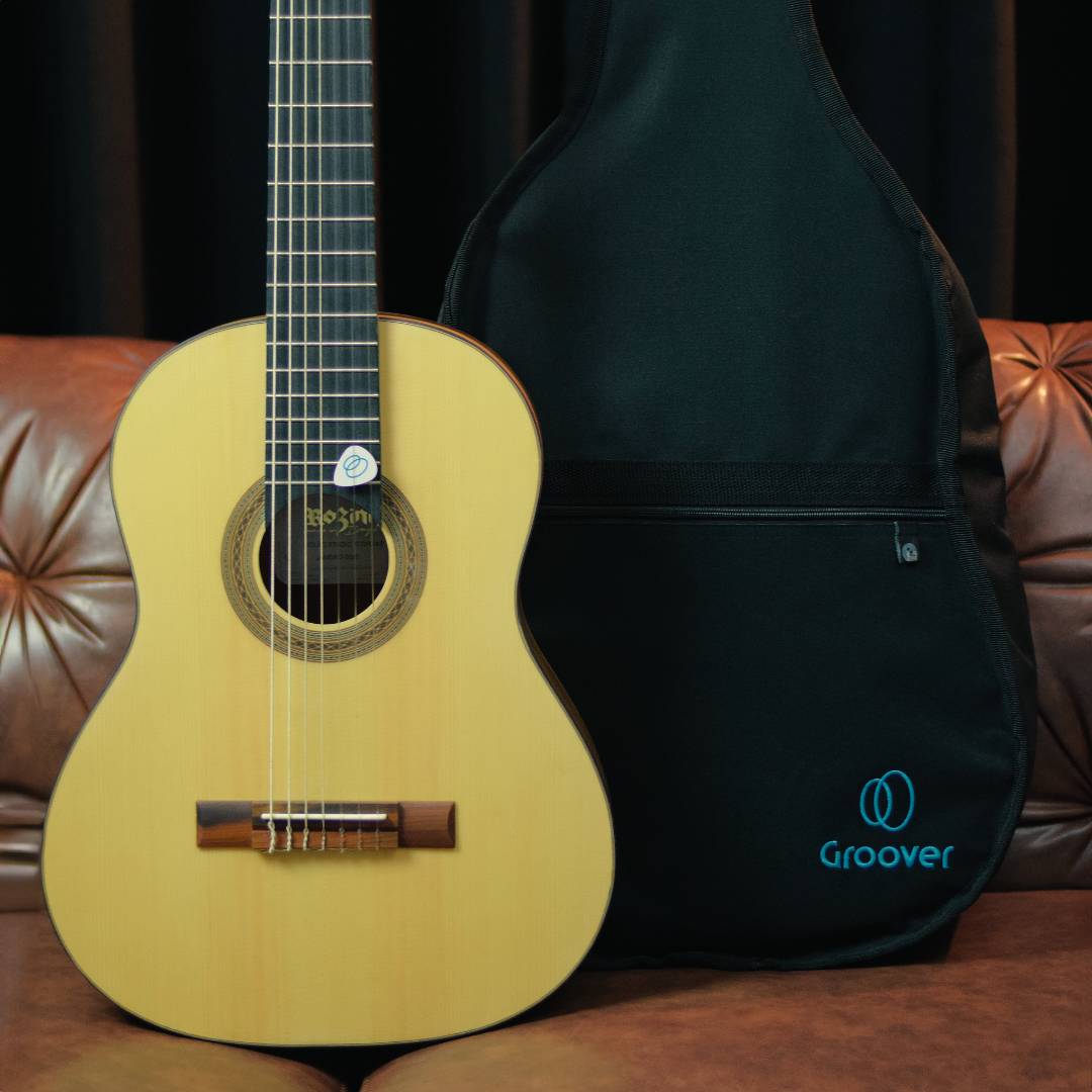 Violão 7 Cordas Rozini RX517.AC.F.LP Studio Nylon Acustico Natural