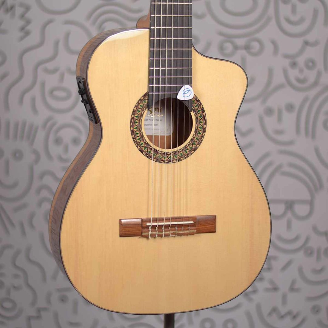 Violão Rozini RX721 Fishman Clásica Blend Eletroacústico 7 Cordas