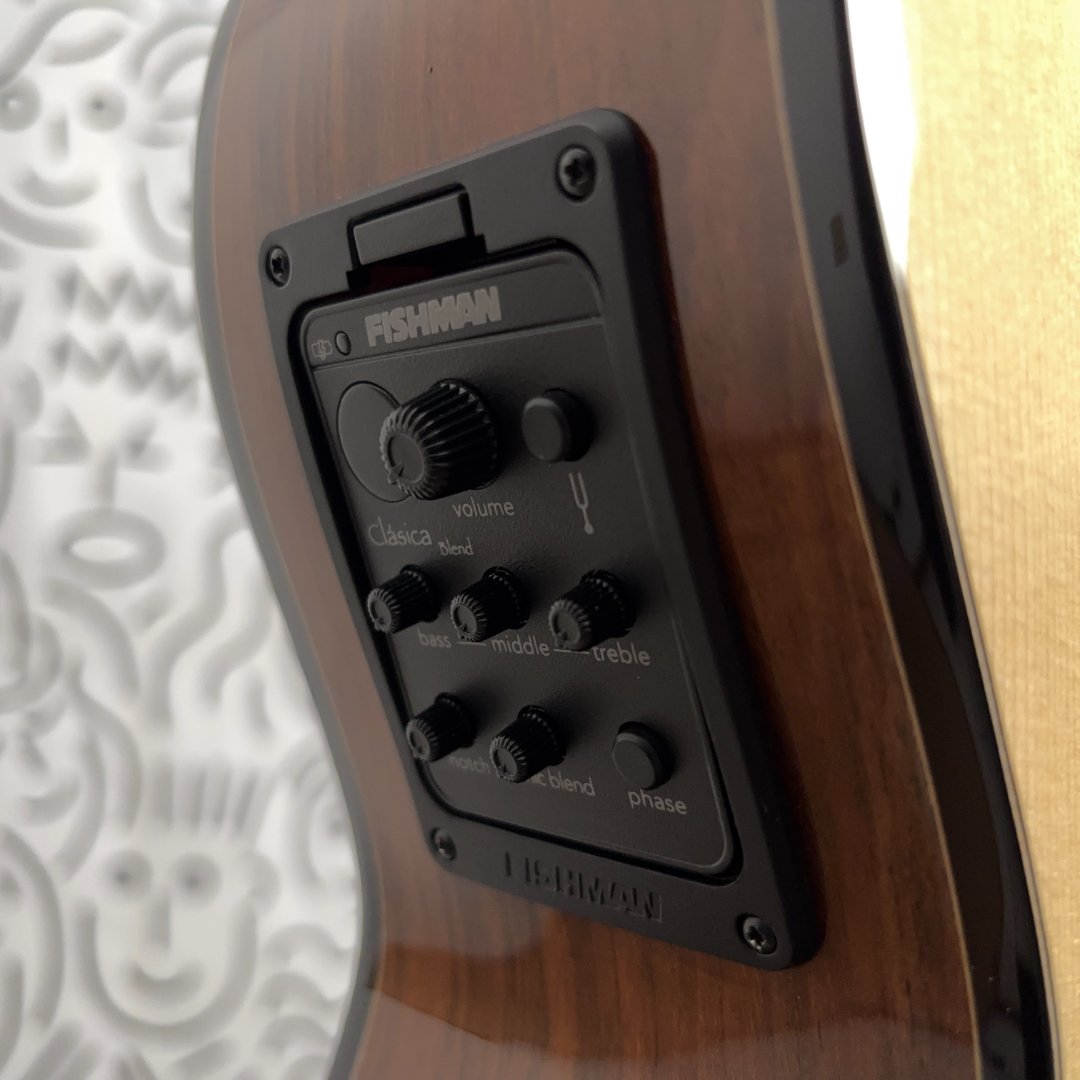 Violão Rozini RX721 Fishman Clásica Blend Eletroacústico 7 Cordas