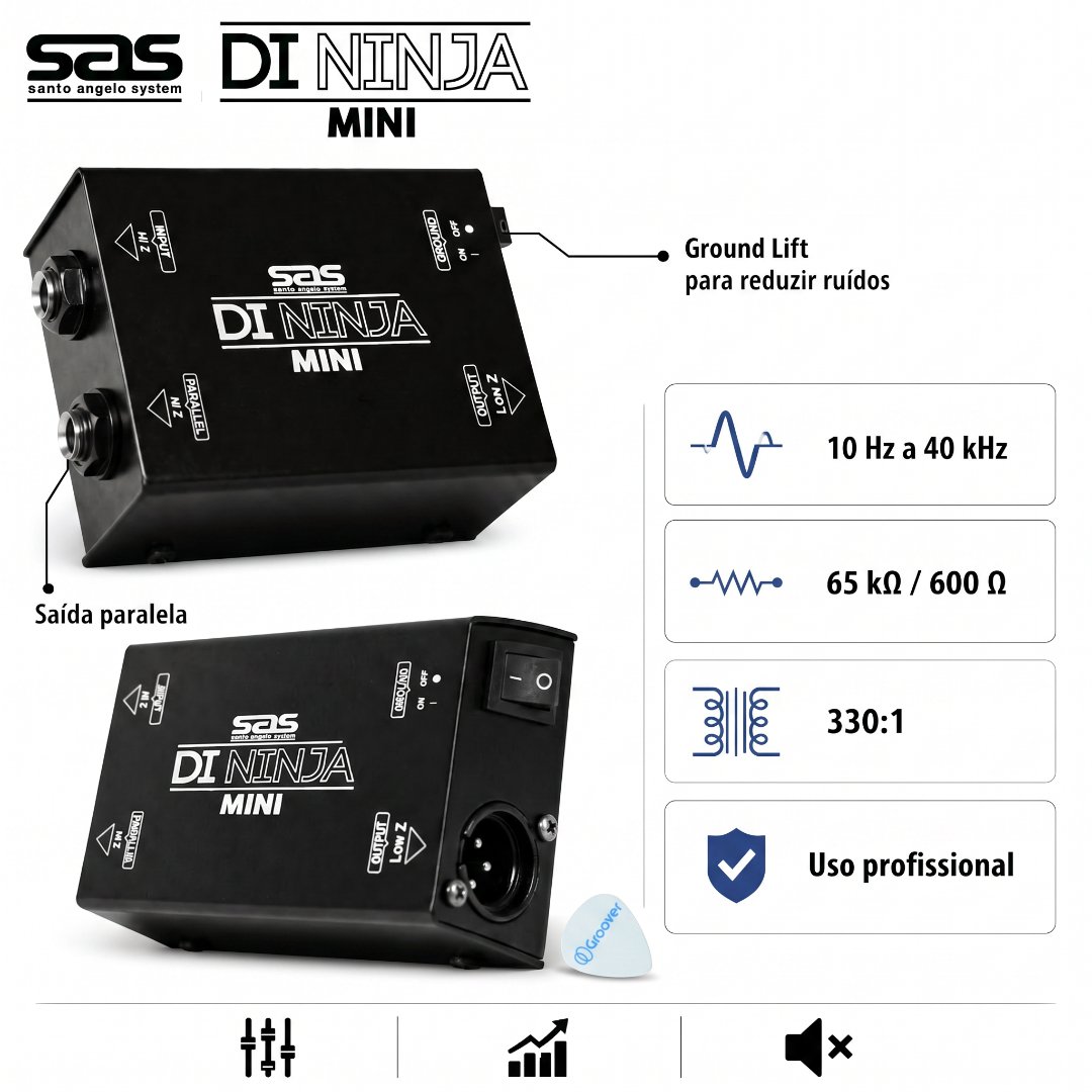 Direct Box, Audio Profissional :: Groover