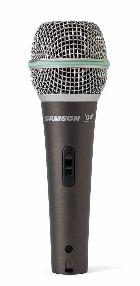 Microfone Samson Q4 Dinâmico Supercardióide Neodímio