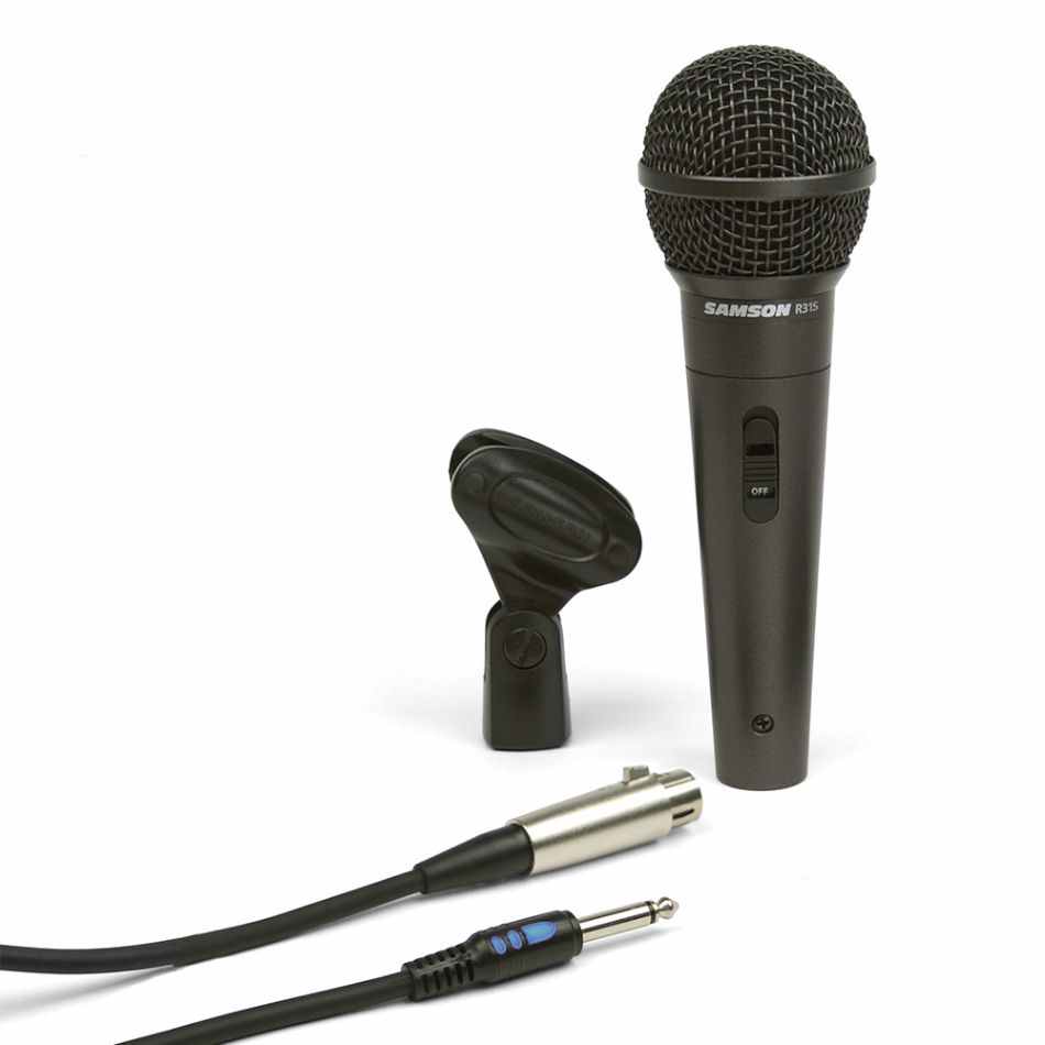Microfone Samson R31S Dinâmico Hipercardioide