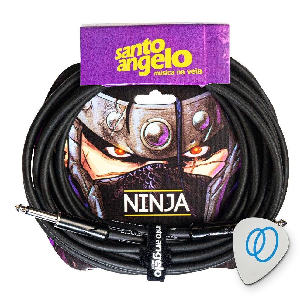 Cabo Santo Angelo Ninja Plug Reto Guitarra Violão Baixo (Somente SP)