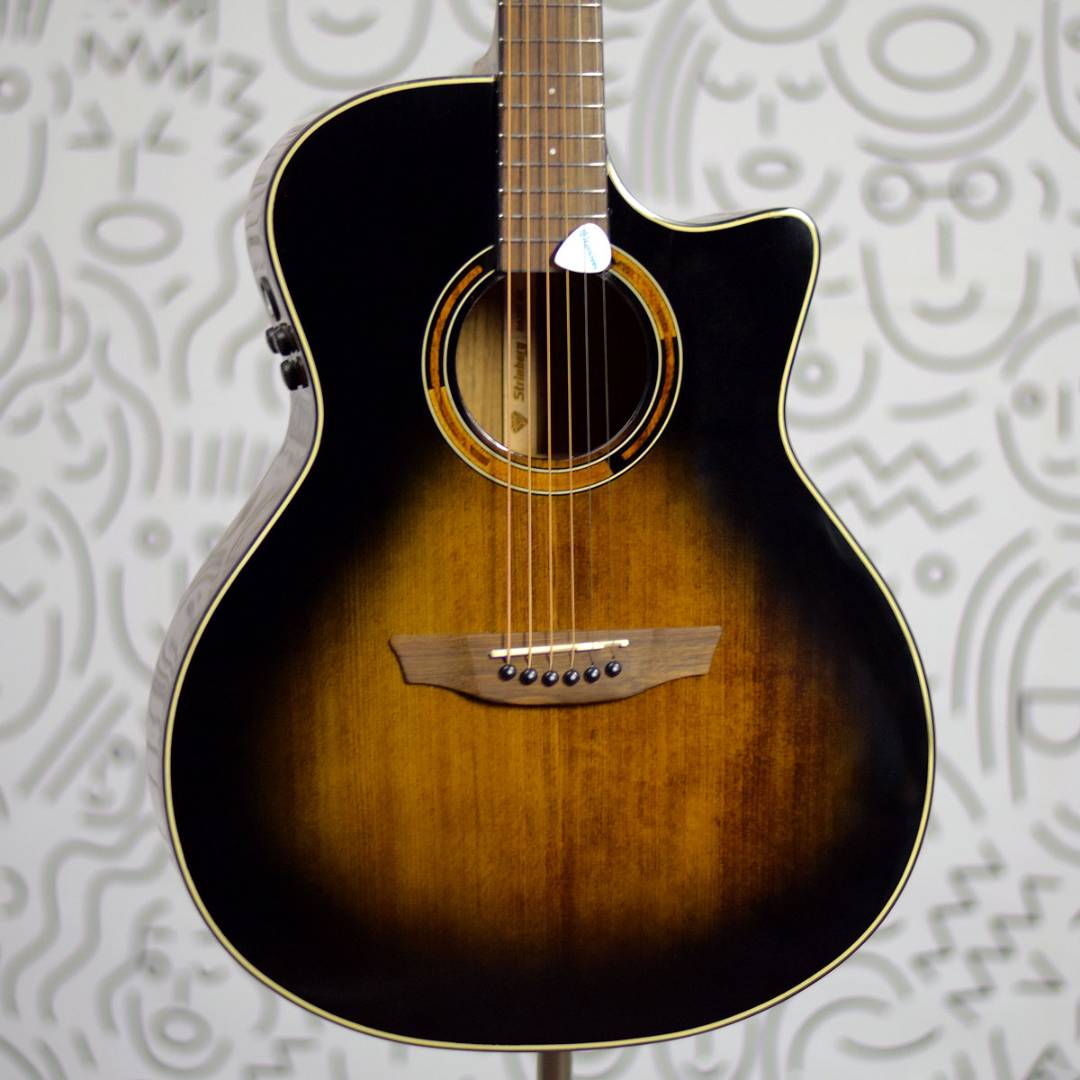 Violão Strinberg Diamond DA2SC Artístico Grand Auditorium Sunburst Black com Bag