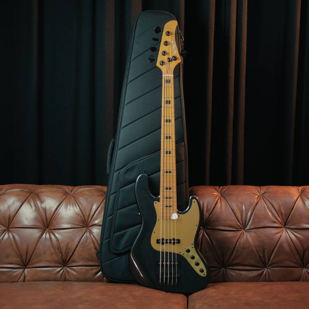 Contra Baixo Strinberg JBS155AD Onix Black Aninha Deleonis Jazz