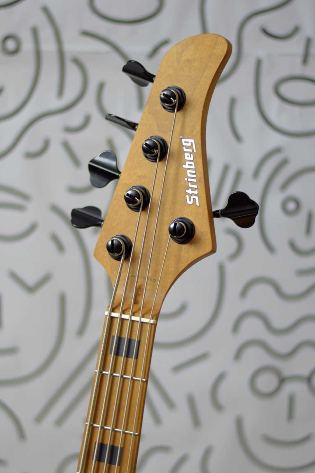 Contra Baixo Strinberg JBS155AD Pearl White Aninha Deleonis Jazz