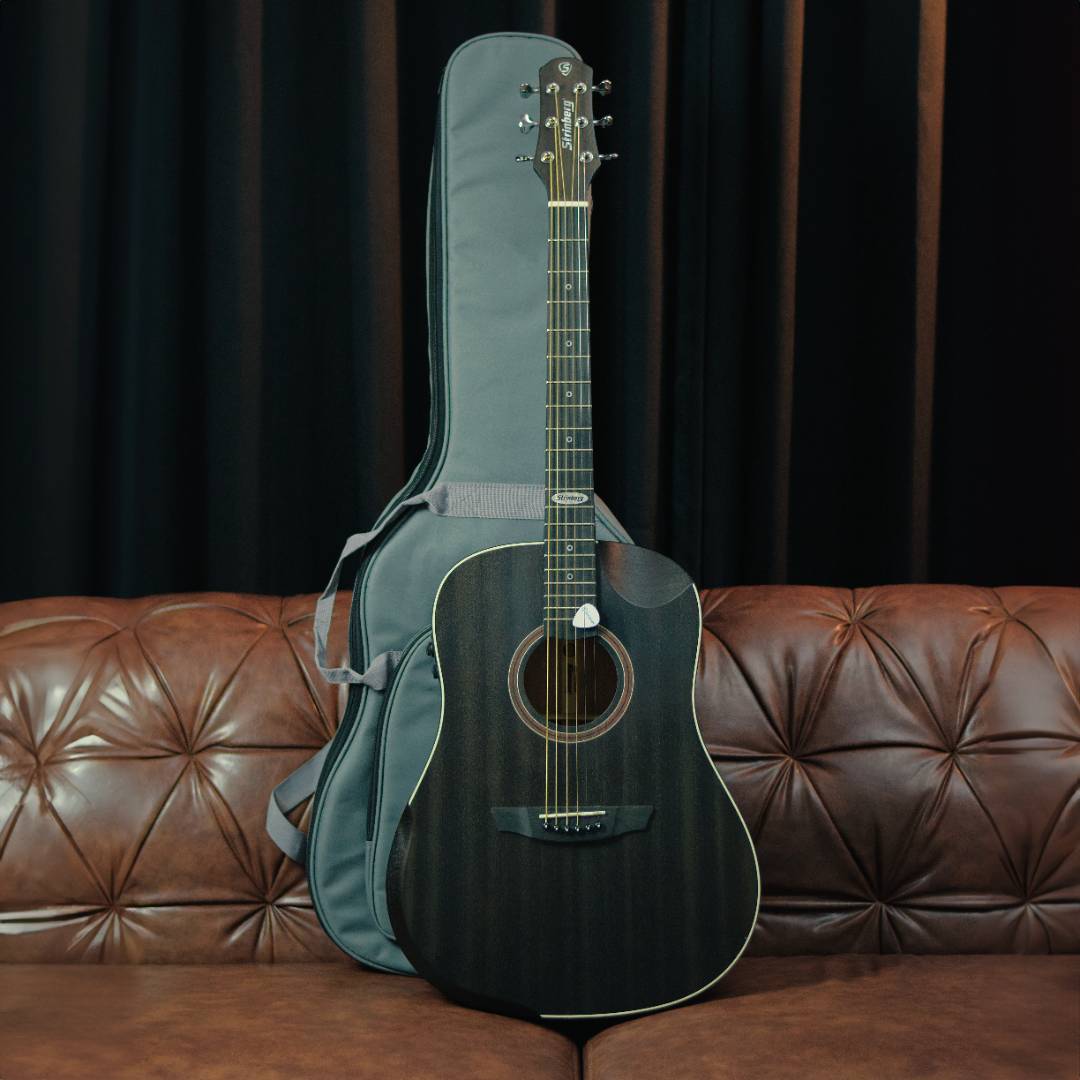 Violão Strinberg Galaxy SD301HCR Aço Folk com Efeitos Tobbaco Satin com Bag