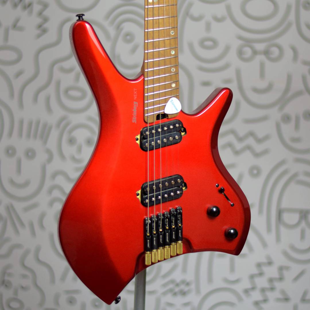 Guitarra Strinberg Next SHN7 7 Cordas Multiscale Headless Onix