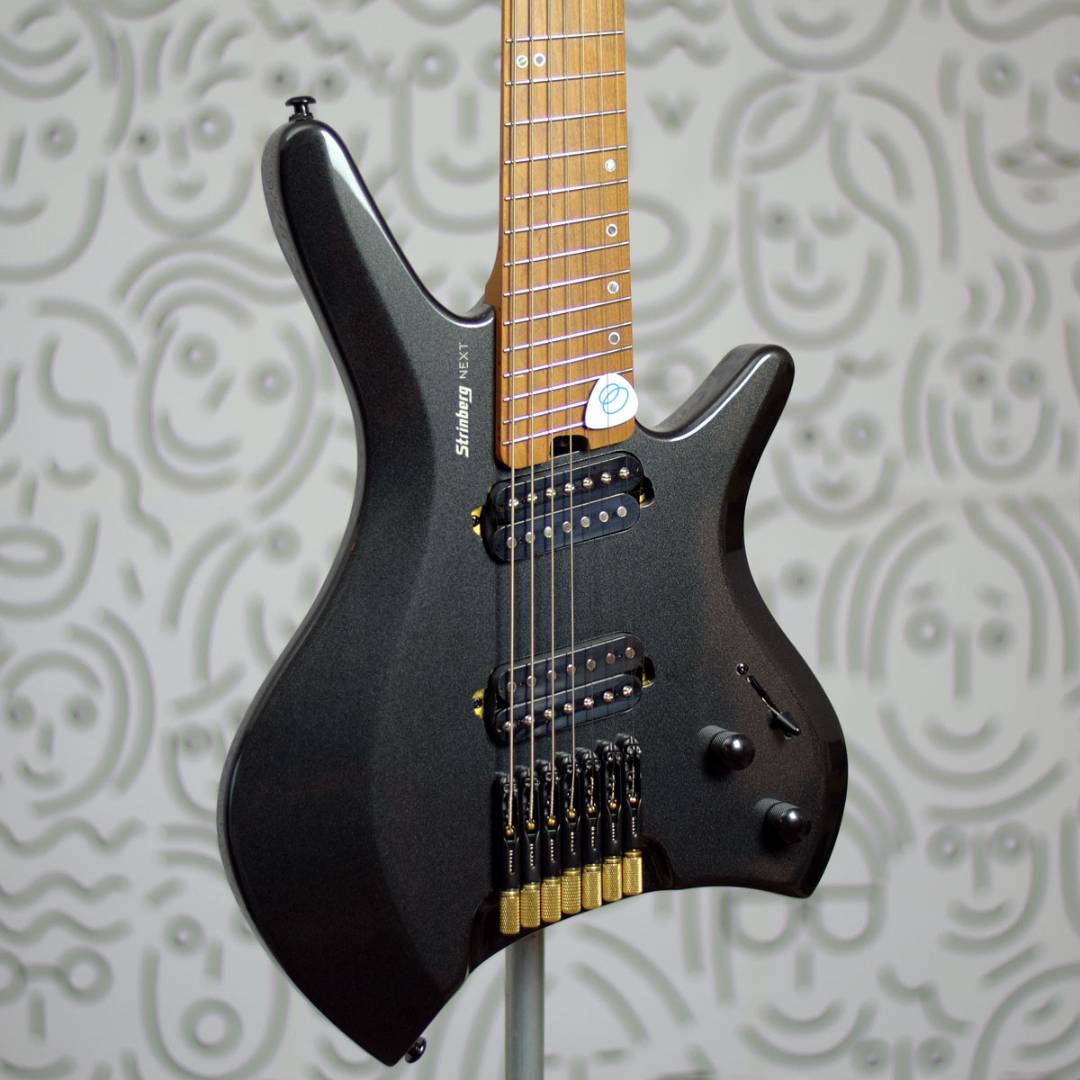 Guitarra Strinberg Next SHN7 7 Cordas Multiscale Headless Onix