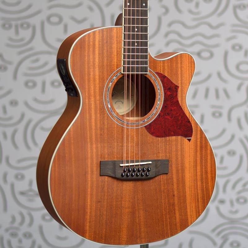 Violão Seizi Kyoto Kaizen 12 Cordas Elétrico Mahogany Satin com Bag