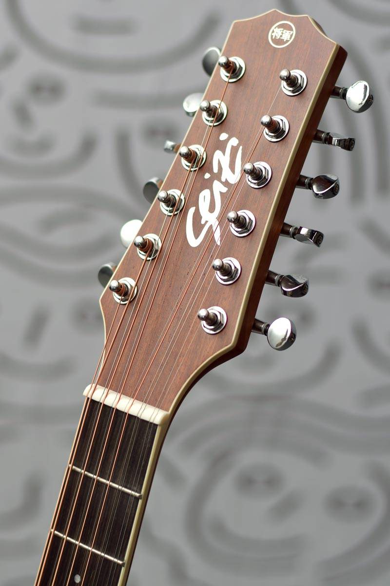 Violão Seizi Kyoto Kaizen 12 Cordas Elétrico Mahogany Satin com