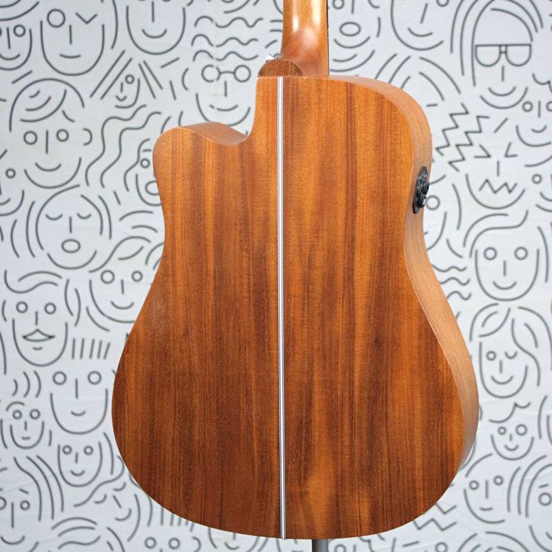 Violão Seizi Neo Tokyo Solid Top Mirai Aço Eletrico Mahogany Satin