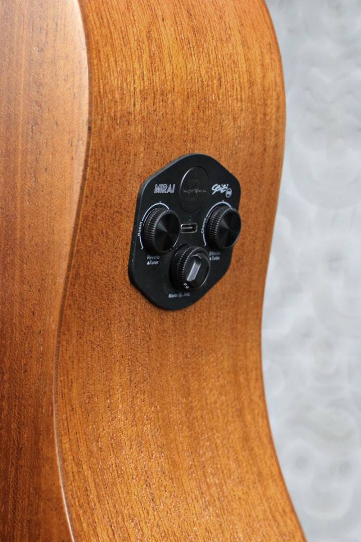 TOCO’☆ ページ Violão Seizi Neo Tokyo Solid Top Mirai Aço Eletrico Mahogany Satin