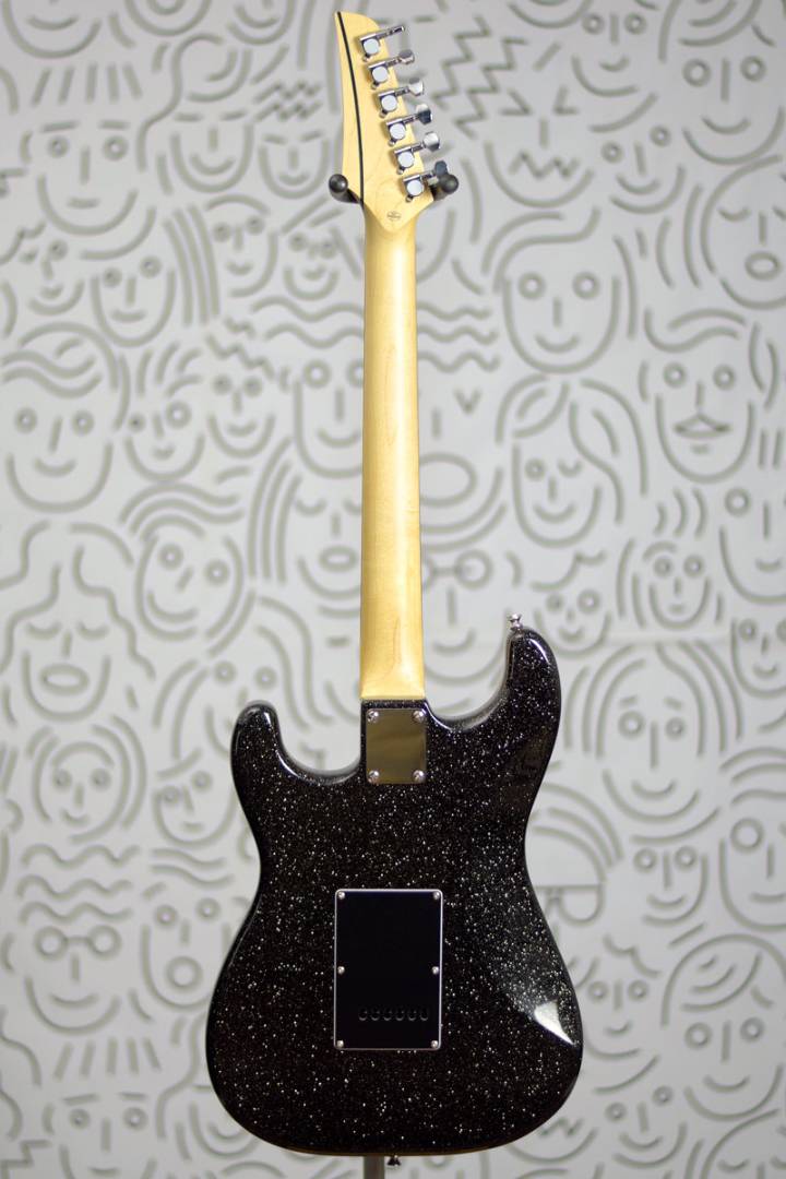 Guitarra Seizi Fun Katana Musashi HSS Black Sparkle Escala Escura