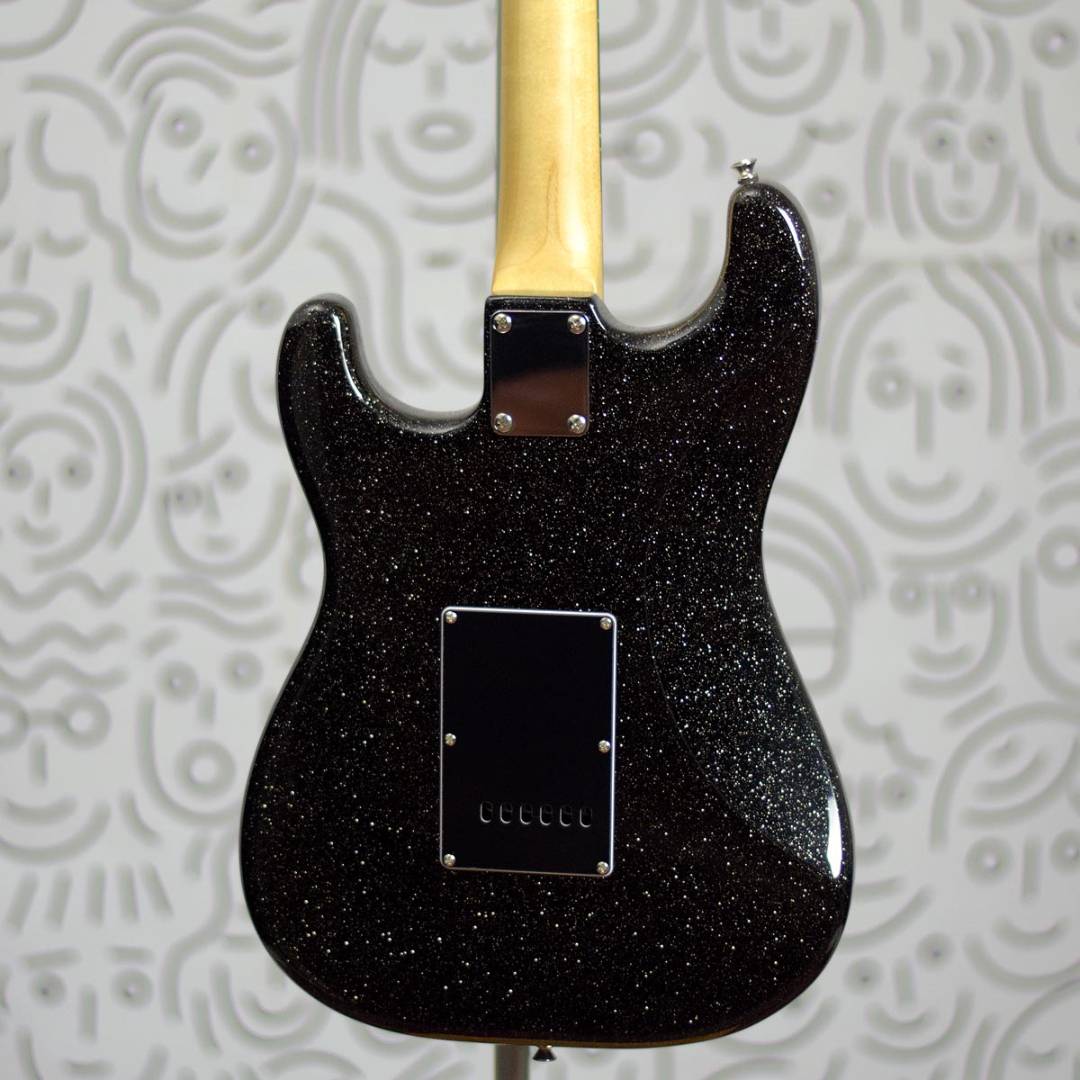 Guitarra Seizi Fun Katana Musashi HSS Black Sparkle Escala Escura
