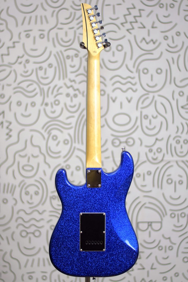 Guitarra Seizi Fun Katana Musashi Royal Dark Blue Spakle Escala