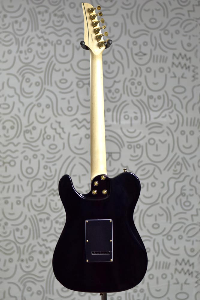 Guitarra Seizi Katana Kabuki Telecaster Thinline Black Gold :: Groover