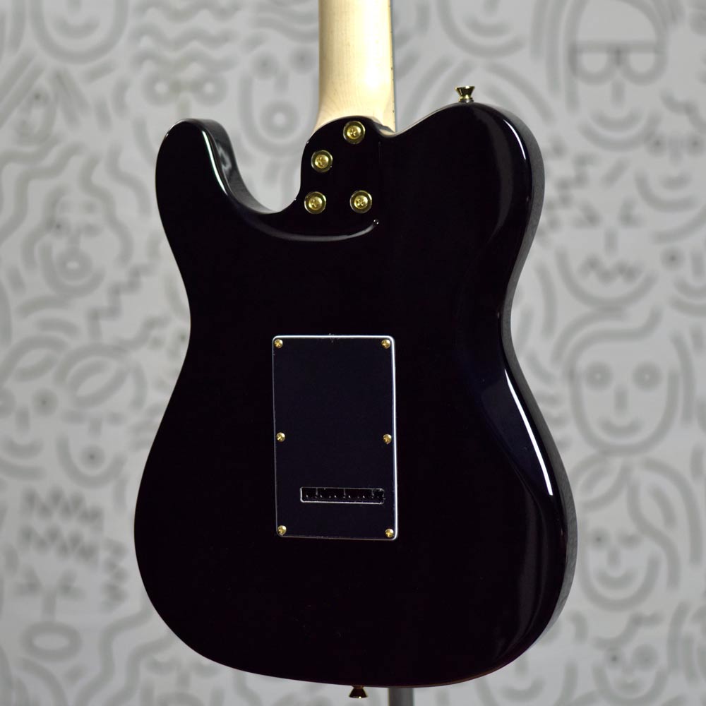 Guitarra Seizi Katana Kabuki Telecaster Thinline Black Gold :: Groover