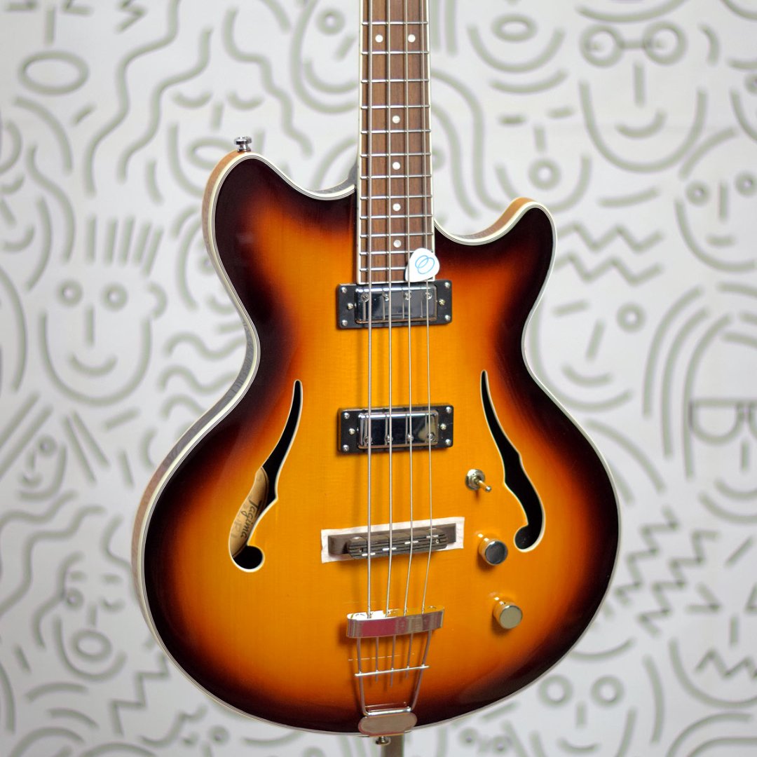 Contra Baixo Tagima Ekosonic Semi Acústica Sunburst com Case