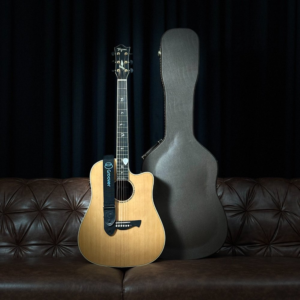 Violão Tagima Juninho Afram Signature Aço Pré Ambience com efeitos Com Case