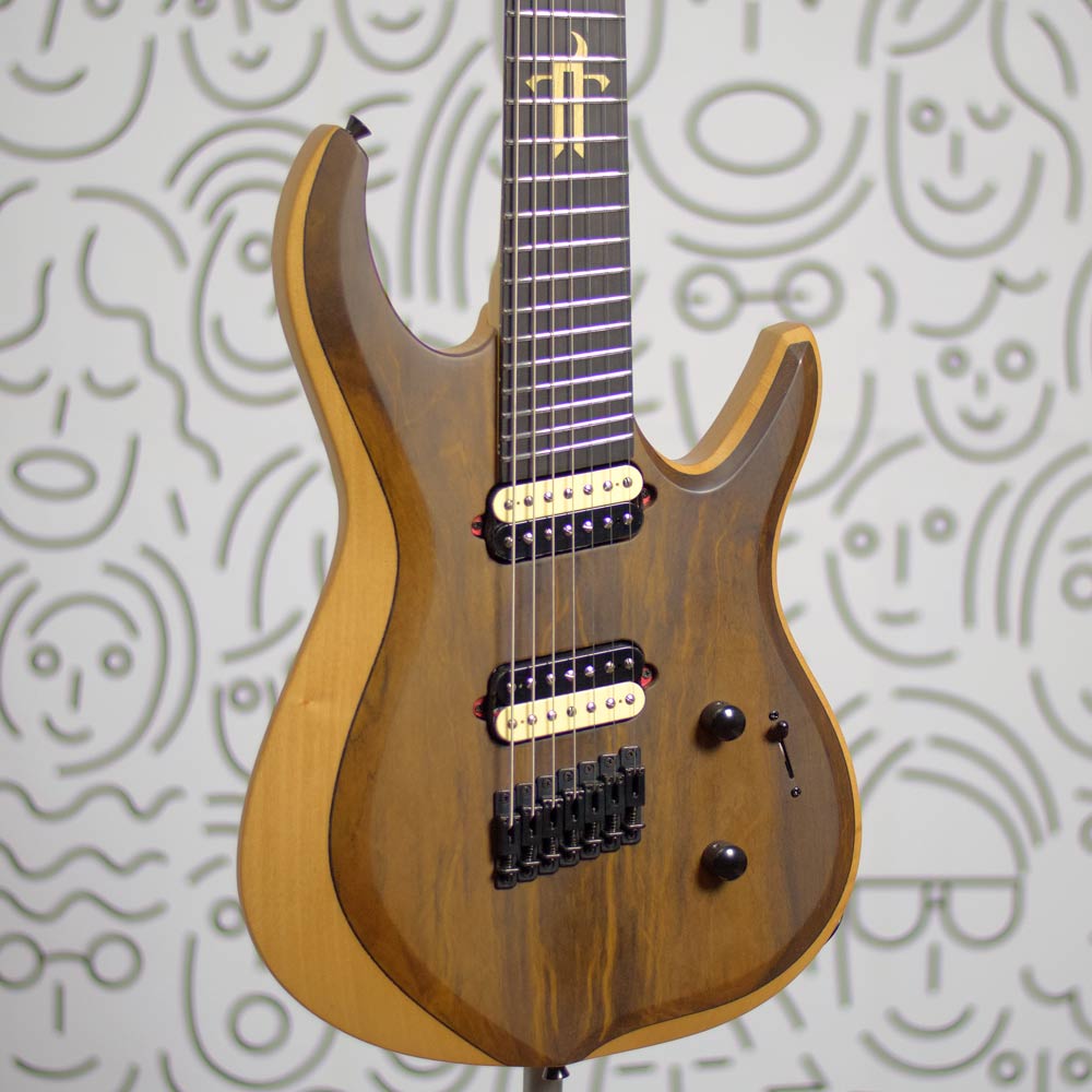 Guitarra Tagima Brazil True Range 7 Cordas Multiscale Natural Satin