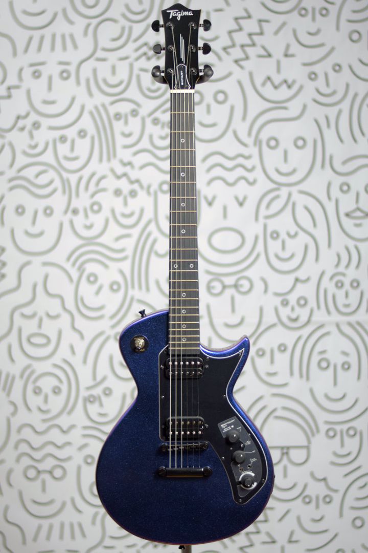 Guitarra Tagima Sixmart Single Cut Chameleon Blue Les Paul Efeitos